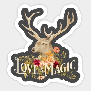 Love is Magic Sticker